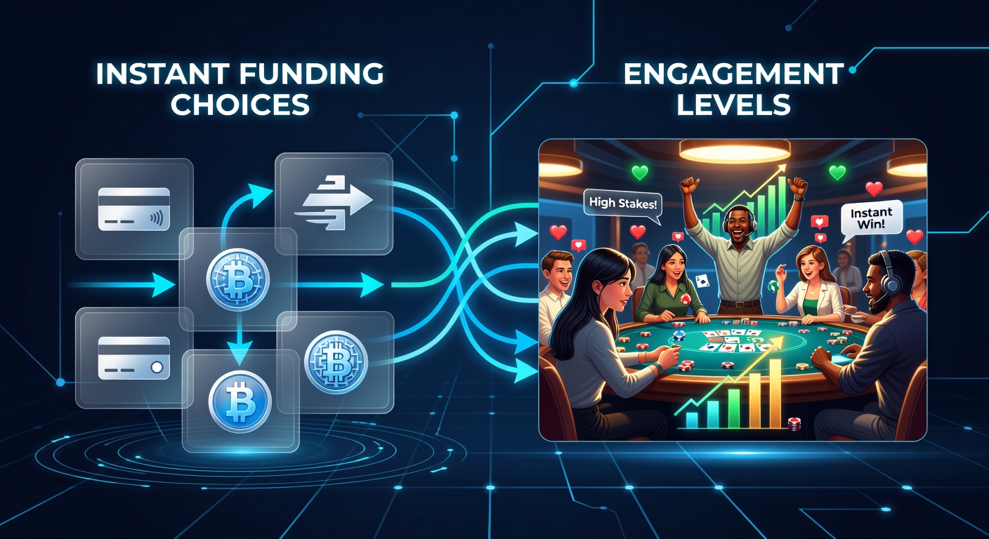 Diagramm zeigt Korrelation zwischen Instant-Einzahlungen und Spieleraktivität in Multiplayer-Casinos