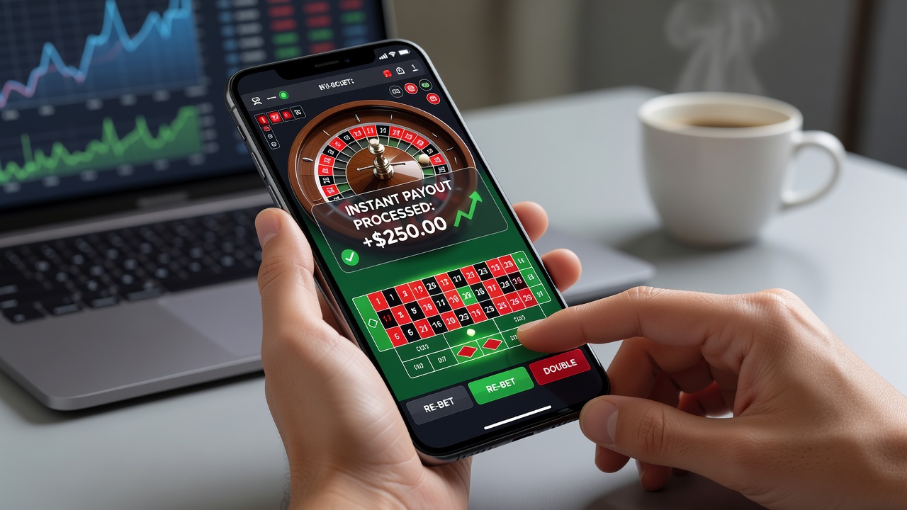Diagramm zur Veränderung von Einsatzstrategien durch Instant Payments in mobilen Casinos