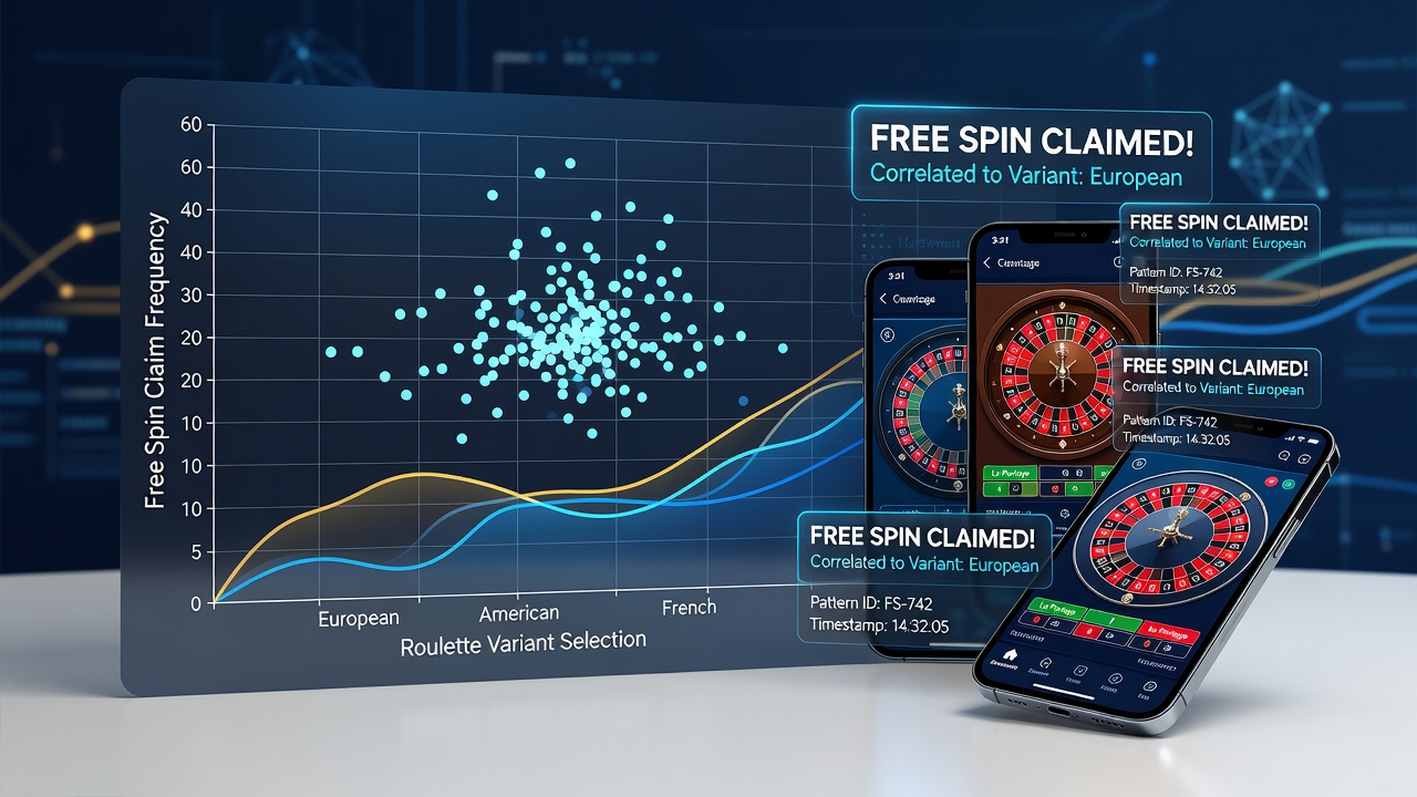 Mobile Roulette-Sessions und Free-Spin-Korrelationen